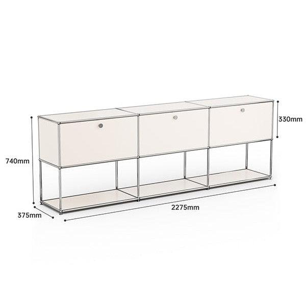 Filtrum Home Stackable Modular Console | Make it the Size you need Buffet Console| Stackable Modern Console  Mattress-Xperts-Florida