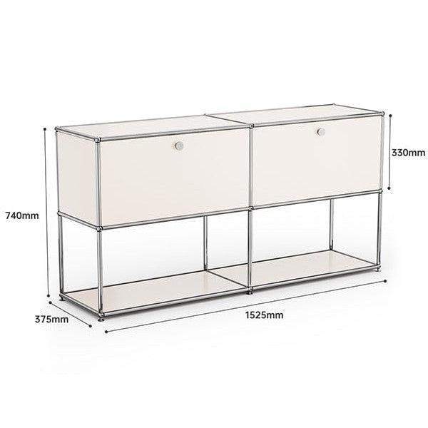 Filtrum Home Stackable Modular Console | Make it the Size you need Buffet Console| Stackable Modern Console  Mattress-Xperts-Florida