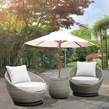 Topmaxx Tan Outdoor Bucket Seats | Swivel Chairs Mattress-Xperts-Florida