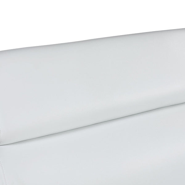 Global United Tara Genuine Leather White Modern Sofa Mattress-Xperts-Florida