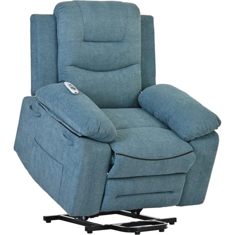 mattress xperts Teal Massage Lift Recliner - Teal Massage Lift Recliner  Mattress-Xperts-Florida