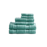 JLA Teal  Quick Dry Bath Towel 6 Piece Set Mattress-Xperts-Florida