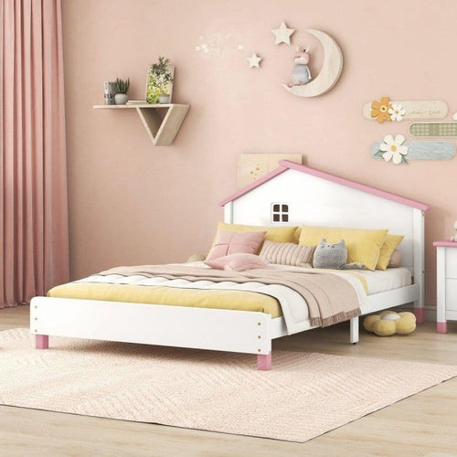 Full Size Little House Design Bed,