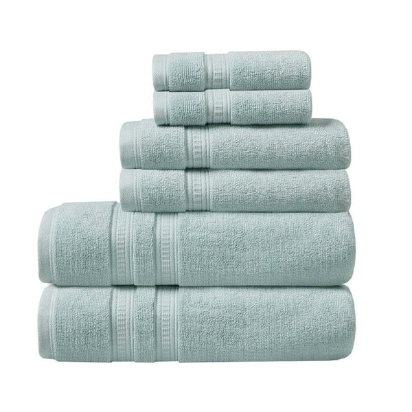 JLA Luxury Feather Touch Towel Set Luxury Feather Touch Towel 6 Set-Grey Mattress-Xperts-Florida