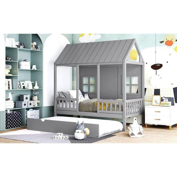 Twin Toddler Bed | Safe & Low to the Ground5DTYStore