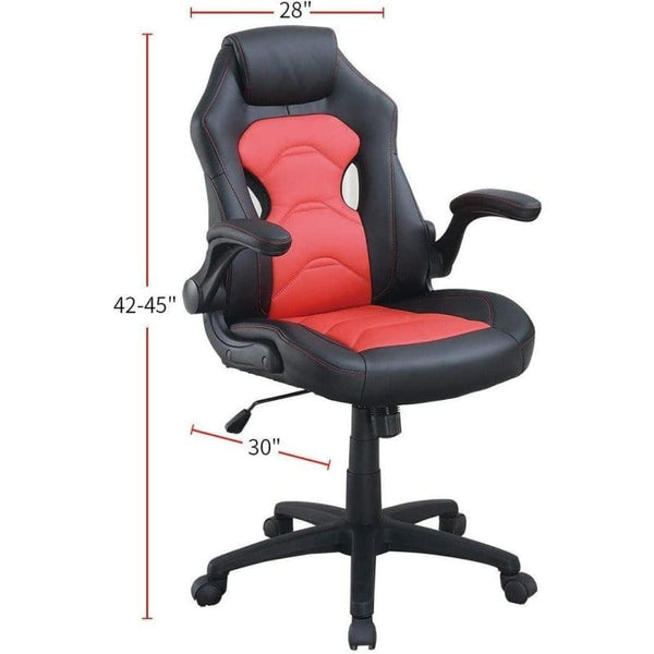 Acme Ultimate Comfort Gaming Chair Gaming Chair| Relaxing Gaming Chair - Black and Red Mattress-Xperts-Florida