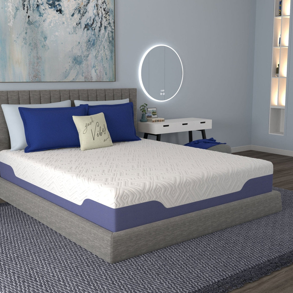 Vibe Mattress Vibe Hybrid Mattress | Queen Size Cooling Memory Foam Mattresses | Fort Lauderdale Store Mattress-Xperts-Florida