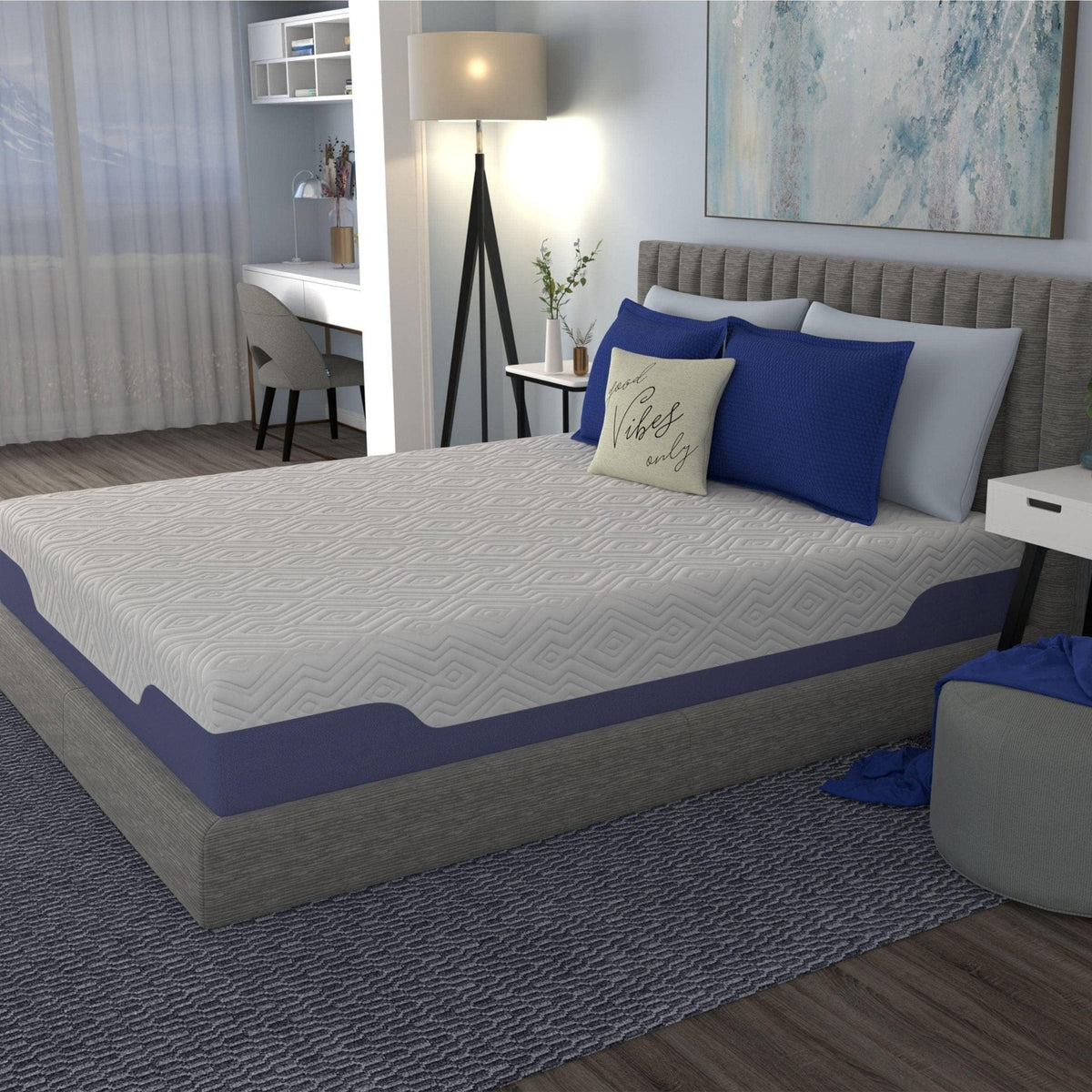 Vibe Mattress Vibe Hybrid Mattress | Queen Size Cooling Memory Foam Mattresses | Fort Lauderdale Store Mattress-Xperts-Florida