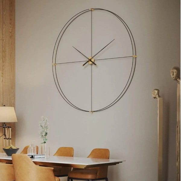 Mclocks.store Large Modern Wall Clock - Handmade Mattress-Xperts-Florida