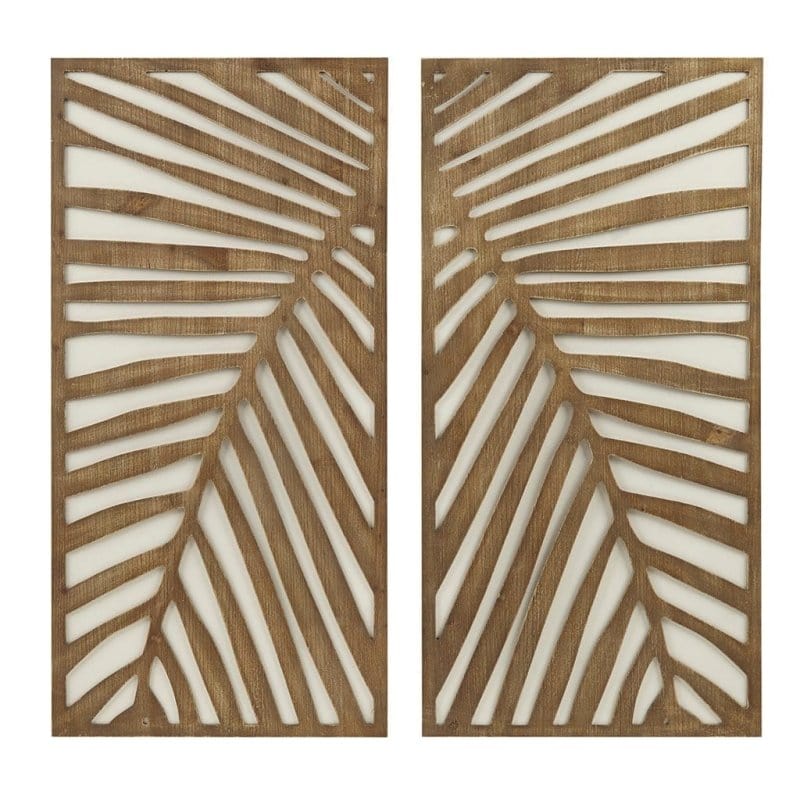 DecoElegance Wooden Wall Art | 2 Tone Wooden Boho Wall Art | Order Now Limited Supply  Mattress-Xperts-Florida