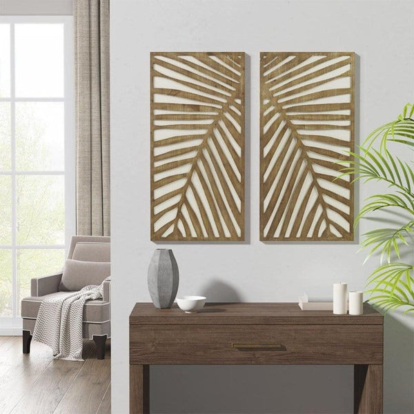 DecoElegance Wooden Wall Art | 2 Tone Wooden Boho Wall Art | Order Now Limited Supply  Mattress-Xperts-Florida